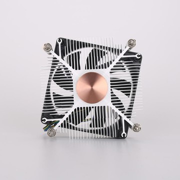 精選好物48h出貨丶1U CPU散熱器1150 1151 1155 1156一體機HTPC超薄機箱銅芯小風扇