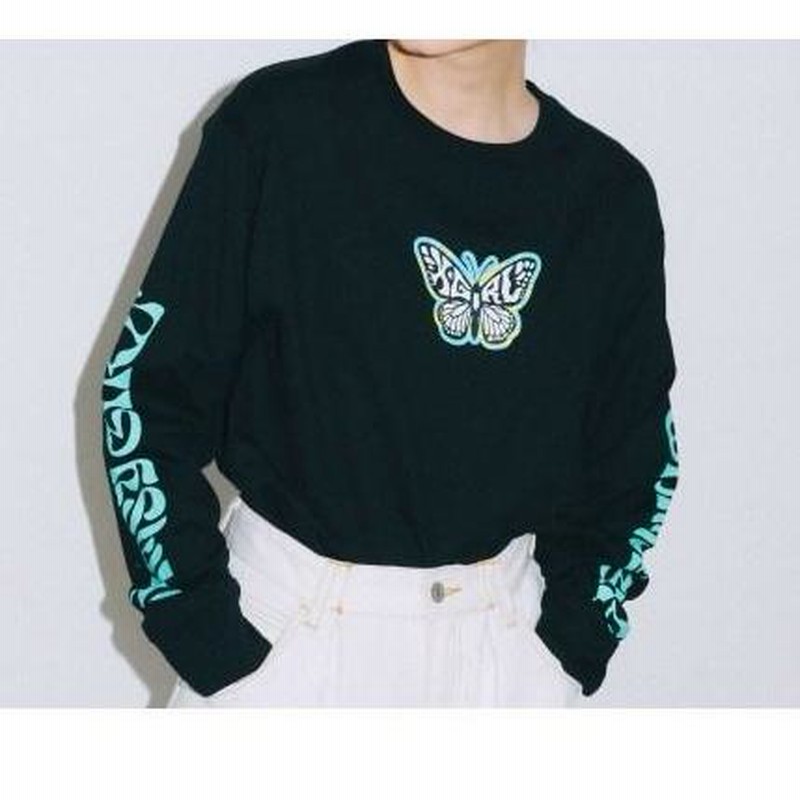 ☆セール SALE☆ エックスガール X-GIRL MARBLE BUTTERFLY L/S
