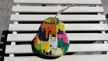 多多貓 梨型鑰匙包【K170626】