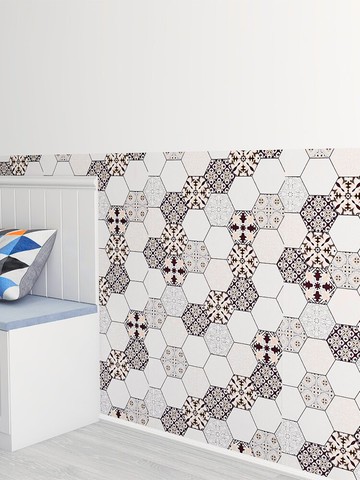 墻紙自粘加厚耐磨墻貼電視背景墻面翻新壁紙廚房浴室瓷磚防水貼紙