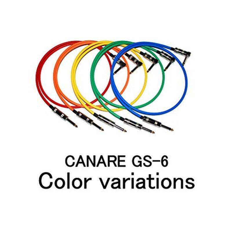 カナレ CANARE GS-6 パッチケーブル 30cm L-S型 橙