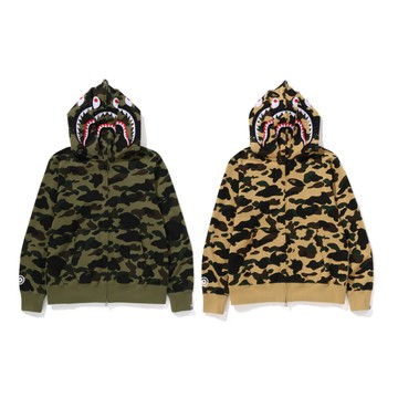 【日貨代購CITY】2024AW APE BAPE 1ST CAMO SHARK ZIP HOODIE 迷彩 鯊魚 外套