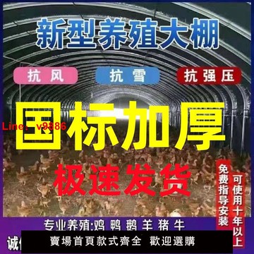 【台灣公司 超低價】養殖大棚全套大棚骨架家用溫室種植棚專業養雞棚羊棚牛棚養豬大棚