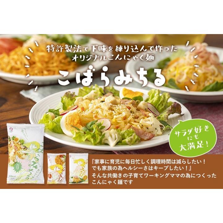 こばらみちるシリーズ  ピリ辛坦々味 3袋セット マンナンヌードル ハイスキー食品