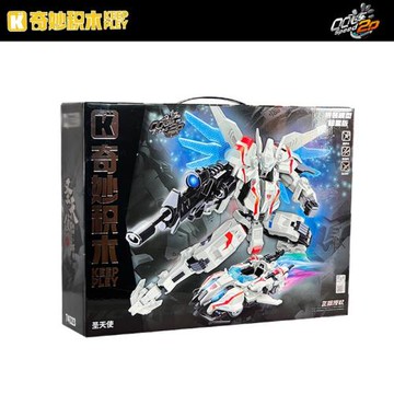 啟蒙奇妙積木qq飛車拼裝益智兒童玩具模型74023圣天使機甲賽車