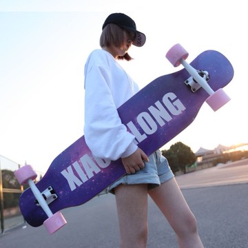 滑板長板專業版初學者女生霸氣動漫男生帥氣酷刷街高級少女入門級