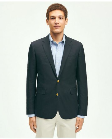 Brooks Brothers Men's Slim Fit Wool 1818 Blazer | Navy | Size 40 Short