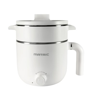 免運 matric松木 1.2l多功能隔熱蒸煮美食鍋(附304不鏽鋼蒸籠)mg-eh0615s
