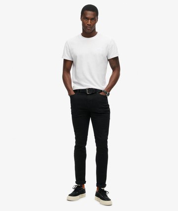 Superdry Men's Men's Vintage Skinny Jeans Black / Venom Washed Black - Size: 30/30 Size: 30x30