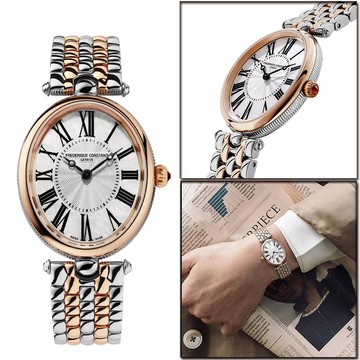 CONSTANT 康斯登 典雅璀璨藝術羅馬刻度時尚腕錶-FC-200MPW2V2B