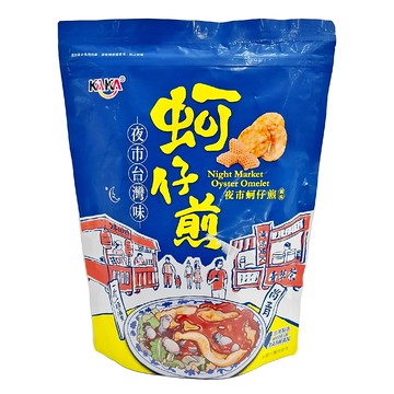 KAKA 夜市蚵仔煎風味餅乾  台灣味  210g  1包