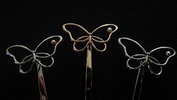 Pinkoi 代購 - Tefutefu Kanzashi（金和白）