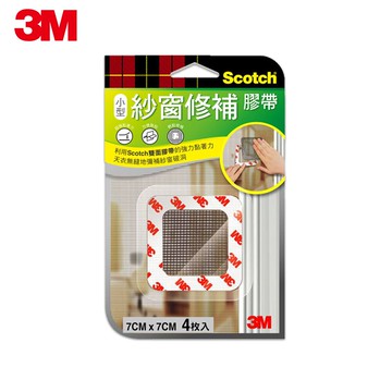 3M M7 Scotch紗窗修補膠帶4枚入(7x7CM)★3M 迎新送舊 ★299起免運