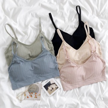 現貨 ⓇⒺⓃⒶ｜氧氣少女的衣櫃✨️｜糖果色打底小可愛_現貨/美背/吊帶/純色/運動內衣/小背心【R17633】