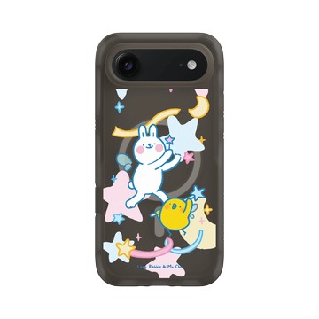 iPhone Air AirX 本質黑 - 懶散兔與啾先生 Lazy Rabbit and Mr.Chu - 魔法