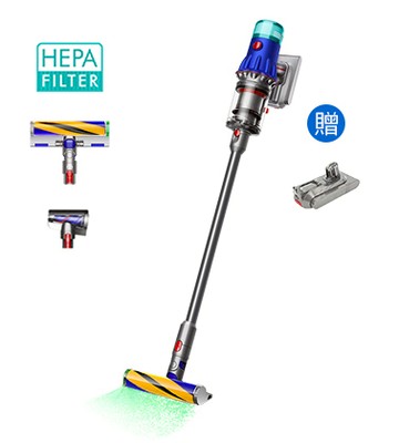 【獨家特賣】Dyson V12 Detect Slim™ Fluffy 輕量無線吸塵器 (雙電池組)