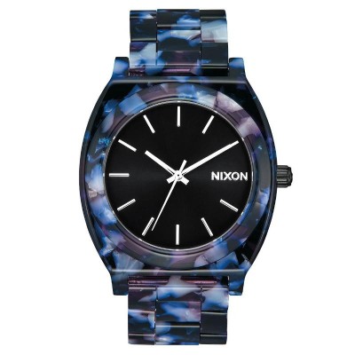 NIXON ニクソン 腕時計 THE TIME TELLER ACETATE - Black/Multi - A327-2336  タイムテラーアセテート ブラック/マルチ アナログ時計 べっ甲 | LINEショッピング