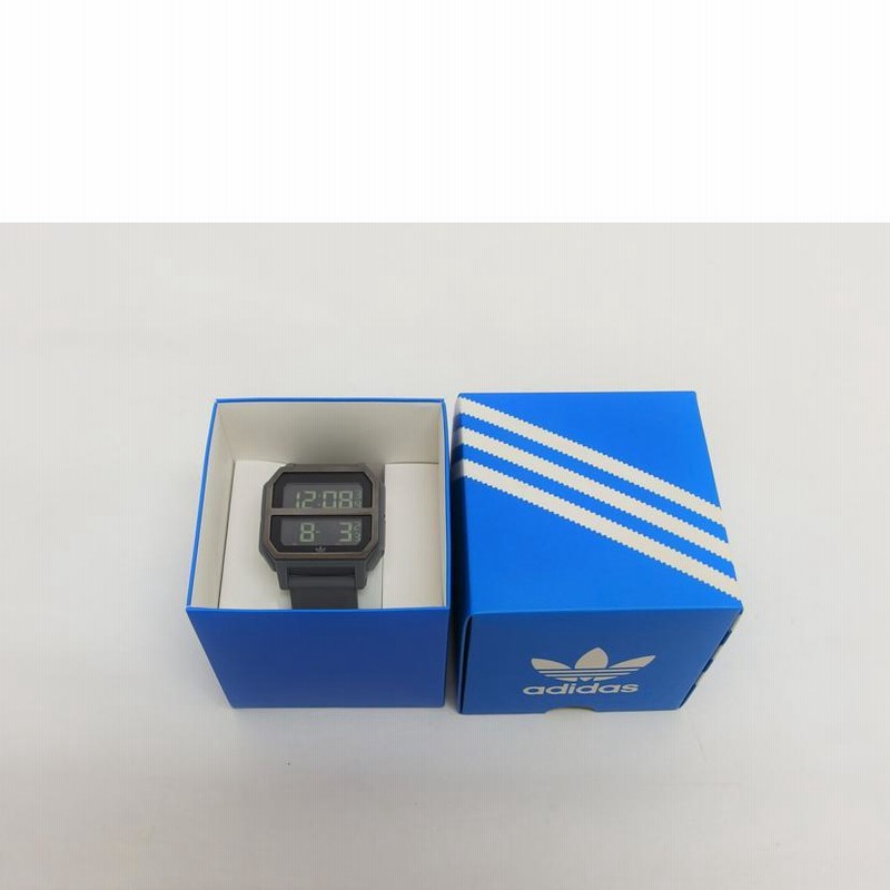 adidas アディダス/ラバー/アーカイブ/デジタルウォッチ