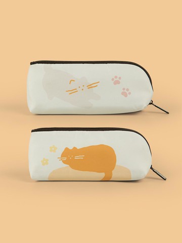 Three Cats Pencil Case