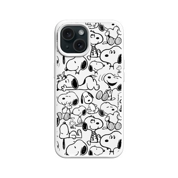 iPhone 15 SolidX 白 - 史努比 Snoopy - 找我嗎？
