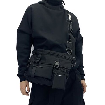 MEDKAI原創模塊化機能斜挎包潮牌大容量日系休閑單肩電腦郵差男包