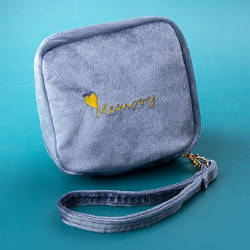 創意絲絨零錢包卡片包口紅耳機收納包女可愛網紅手繩隨身鑰匙包