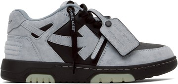 Off-White 灰色 & 黑色 Out Of Office 运动鞋