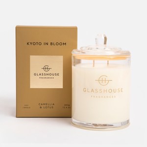 澳洲GLASSHOUSE 京都茶花 香氛蠟燭 380g