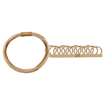 小麥購物 韓版大地色髮圈 D074 2g 30個  卡其色