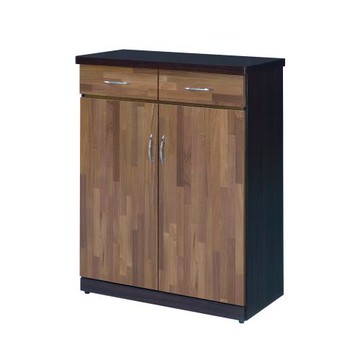 【唯熙傢俱】進昇胡桃雙色2.7尺鞋櫃