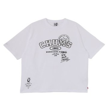 CHUMS 守矢努 CHUMS College T-Shirt 男 短袖上衣 白色 CH012793W001