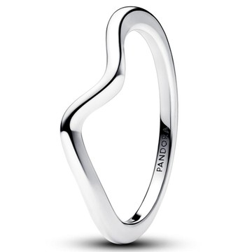 PANDORA 潘多拉 女款 拋光波浪戒指 193095C00  58mm  銀