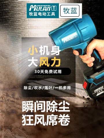 {可打統編 保固一年}德國大功率暴力吹風機工業無刷鋰電鼓風機暴風槍強力吹灰塵水樹葉