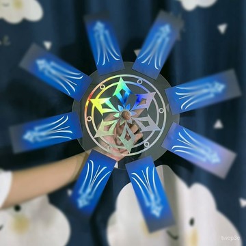 新款熱賣原神 cos道具 重雲 申鶴轉盤 拍攝道具 手拿道具 cosplay 定製 S74G