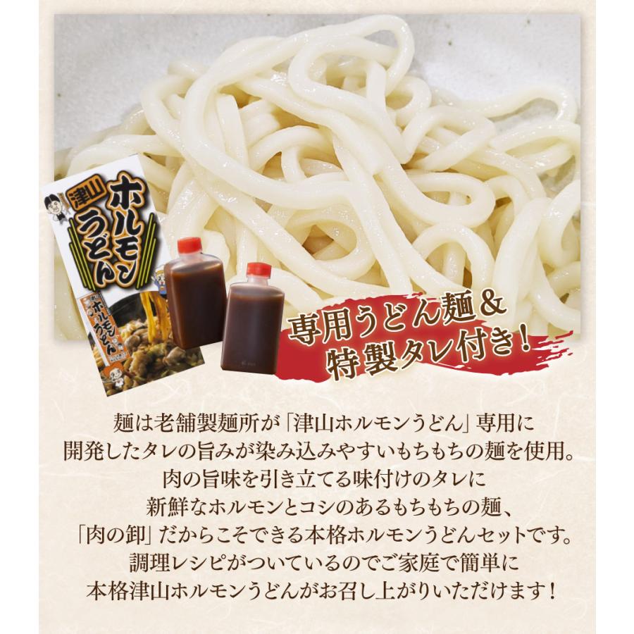 津山 B級グルメ 津山ホルモンうどんセット 4人前 石井食品