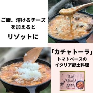 ふるさと納税 熟成エゾ鹿肉の缶詰「バクテー・カチャトーラ」4缶セット エゾ鹿 エゾシカ 肉 熟成 缶詰 北海道 ジビエ キャンプ ア.. 北海道北見市