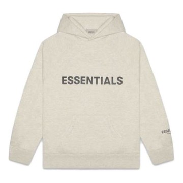 Fear of God Essentials FW20 Pullover Hoodie 'Heather Oatmeal'