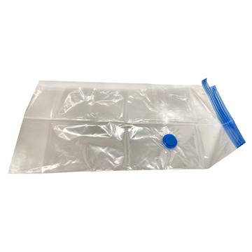 億琦國際DRLife 5號透明真空收納袋 PA+PE材質 壓縮袋/衣服壓縮袋/抽氣式/棉被壓縮  90 x 70cm  5個裝  1袋