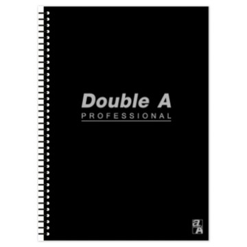 Double A B5線圈筆記本(辦公室系列-黑 50頁)(12171)