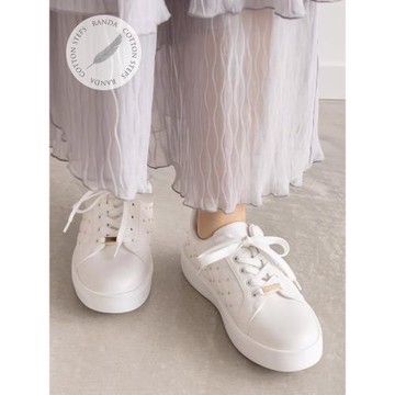 (免運)RANDA 24春季新款COTTON系列透氣可拆卸鞋墊時尚單鞋女PH32201