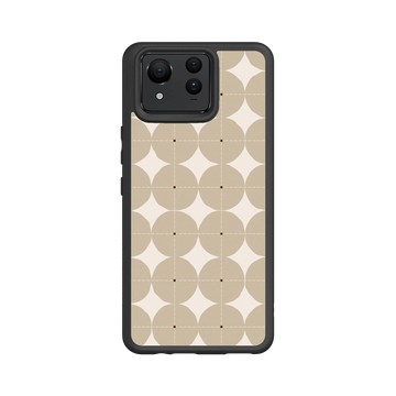 Zenfone 11 Ultra SolidSuit 黑 - Pattern Play - 奶茶幾何點