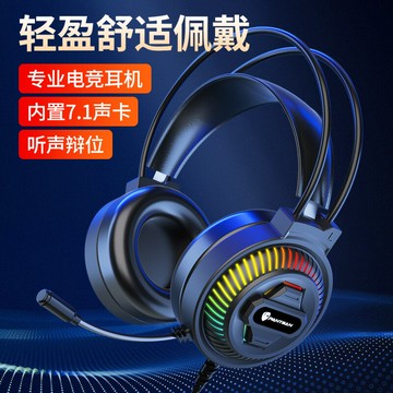 潘森PSH-400頭戴式電腦耳機臺式電競游戲耳麥有線筆記本耳機【北歐家居生活】