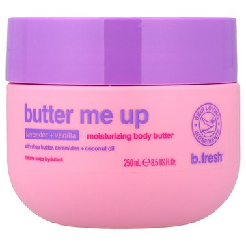 b.fresh, Butter Me Up, Moisturizing Body Butter, Lavender + Vanilla, 8.5 fl oz (250 ml)