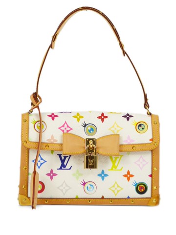 Louis Vuitton Pre-Owned - 2003 Eye Miss You handbag - women - Calf Leather/PVC - One Size - White