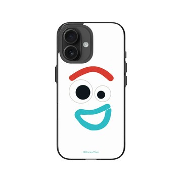 iPhone 16 Clear (相機按鈕) 酷墨灰 - 迪士尼-玩具總動員 Toy Story - Forky