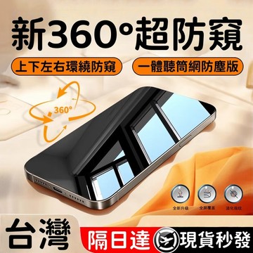 360°防窺膜 滿版 保護貼 適用 蘋果 iPhone 17 16 15 14 13 12 11 Pro max 保護貼