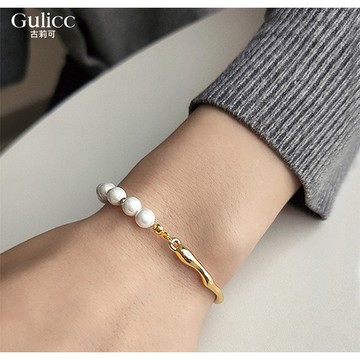 【Gulicc】古莉可 手鍊 輕奢耀眼 優雅珍珠手鍊