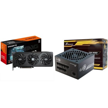 GIGABYTE 〈鈔省價〉RX 9060 XT GAMING 16G 顯示卡+SeaSonic 海韻 650W 電源供應器