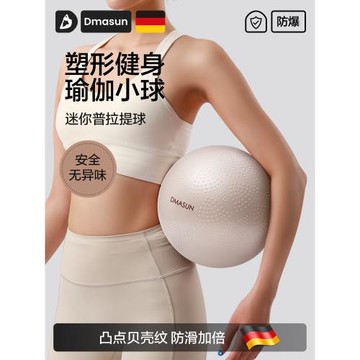 DMASUN迷你普拉提小球加厚防爆瑜伽球磨砂防滑盆底肌訓練健身球