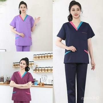 刷手服 護理服 工作服 洗手衣 護理師服 護製服 韓版 護士裝 上班套裝 工作服 製服 彈力 生服 服